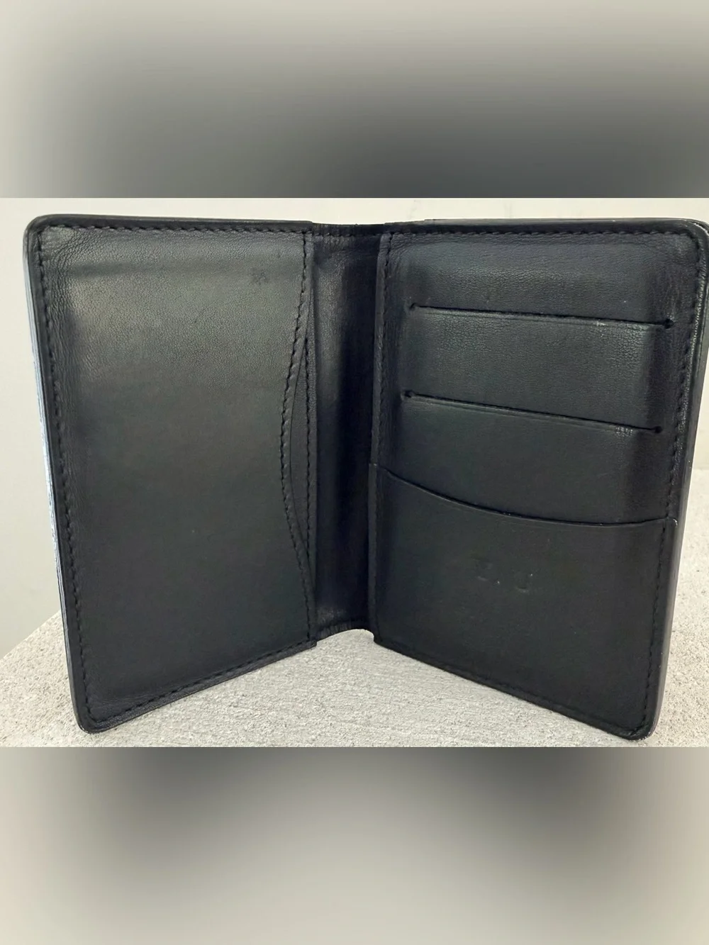 LOUIS VUITTON Damier Infini Pocket Organizer Black N63197